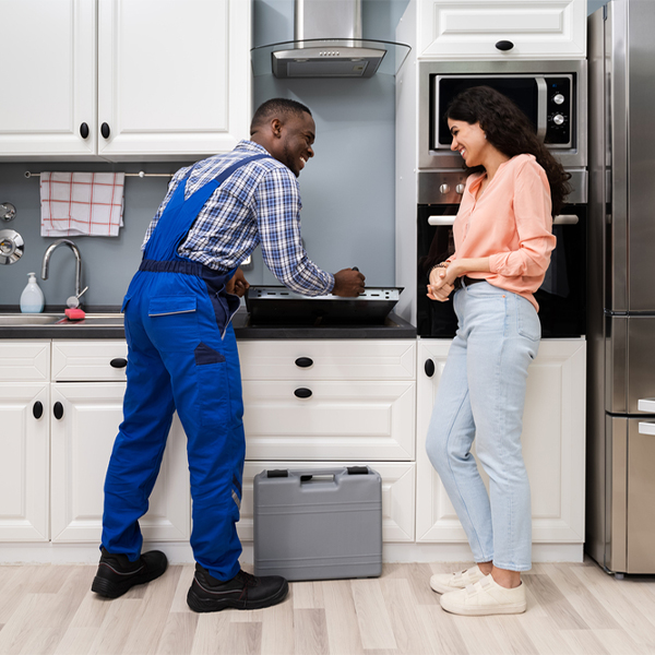 can you provide an estimate for cooktop repair before beginning any work in Forest County